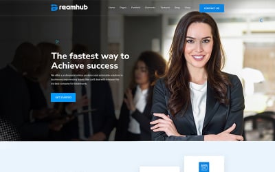 Шаблон Шаблон  консалтинговой компании DreamHub
