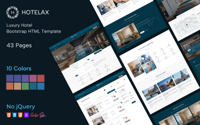 Шаблон Hotelax - Роскошный отель  HTML-