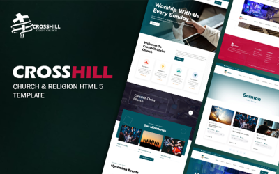 Шаблон Crosshill - -шаблон  церкви и религии