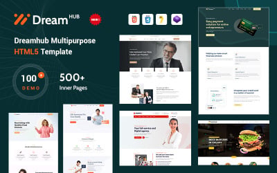 Шаблон Dreamhub — самый большой многоцелевой шаблон 