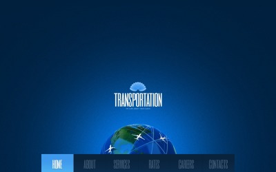 Шаблон Шаблон сайта транспорта 