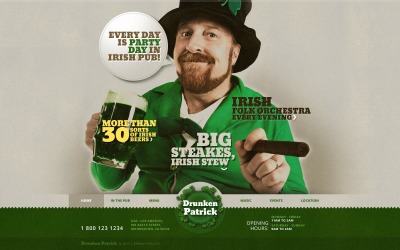 Шаблон Шаблон  паба 