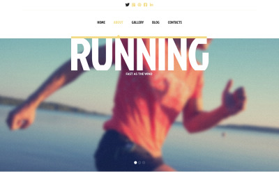 Шаблон Запуск адаптивного шаблона веб-  