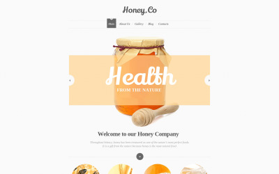 Шаблон  шаблон сайта Honey Store  