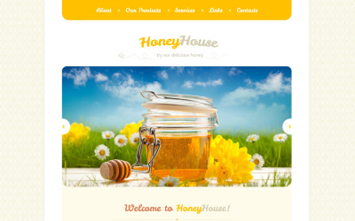 Шаблон  шаблон сайта Honey Store  