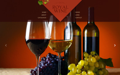 Шаблон Шаблон сайта Wine  