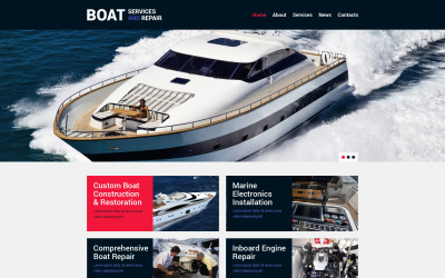 Шаблон  шаблон  Yachting  