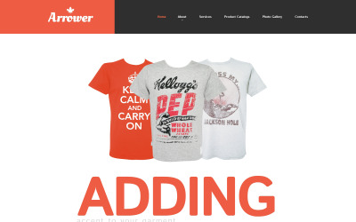 Шаблон  шаблон сайта типографии  