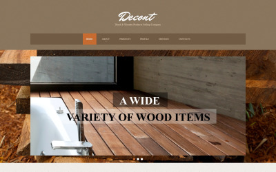Шаблон Шаблон адаптивного  Flooring  