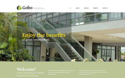 Шаблон Landscape Design Responsive Website Template  