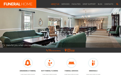 Шаблон  шаблон  ритуальных услуг  