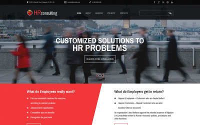 Шаблон Шаблон адаптивного  по связям с общественностью  