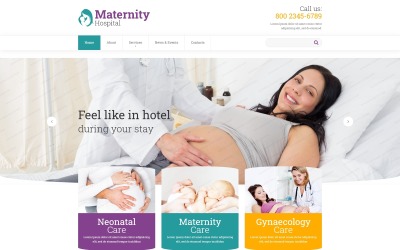 Шаблон Шаблон сайта женской консультации  