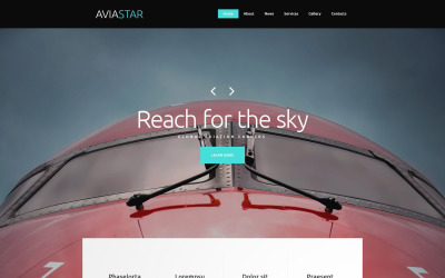 Шаблон Шаблон сайта AviaStar  
