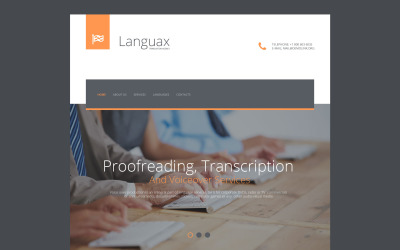 Шаблон Шаблон  Languax  