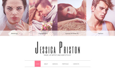 Шаблон Шаблон сайта визажиста  