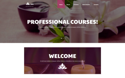 Шаблон  шаблон  Spa Accessories  