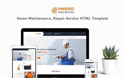 Шаблон Hmend - Шаблон  по обслуживанию и ремонту дома  