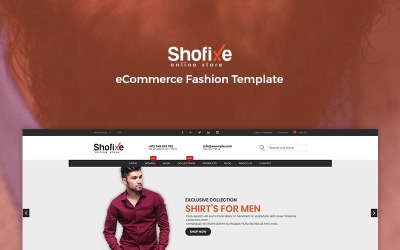 Шаблон Shofixe - шаблон  электронной коммерции о моде  