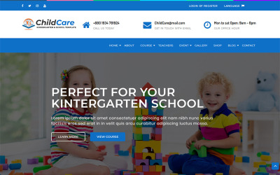 Шаблон ChildCare - HTML-шаблон для детского сада и школы  