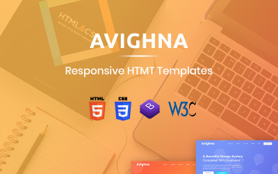 Шаблон Avighna -  шаблон  для минимального бизнеса  